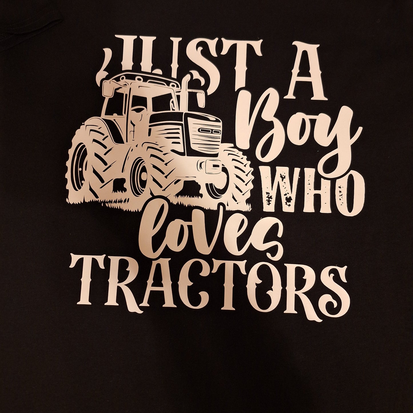 T-Shirt | Just a Boy who loves Tractors | Gr. M