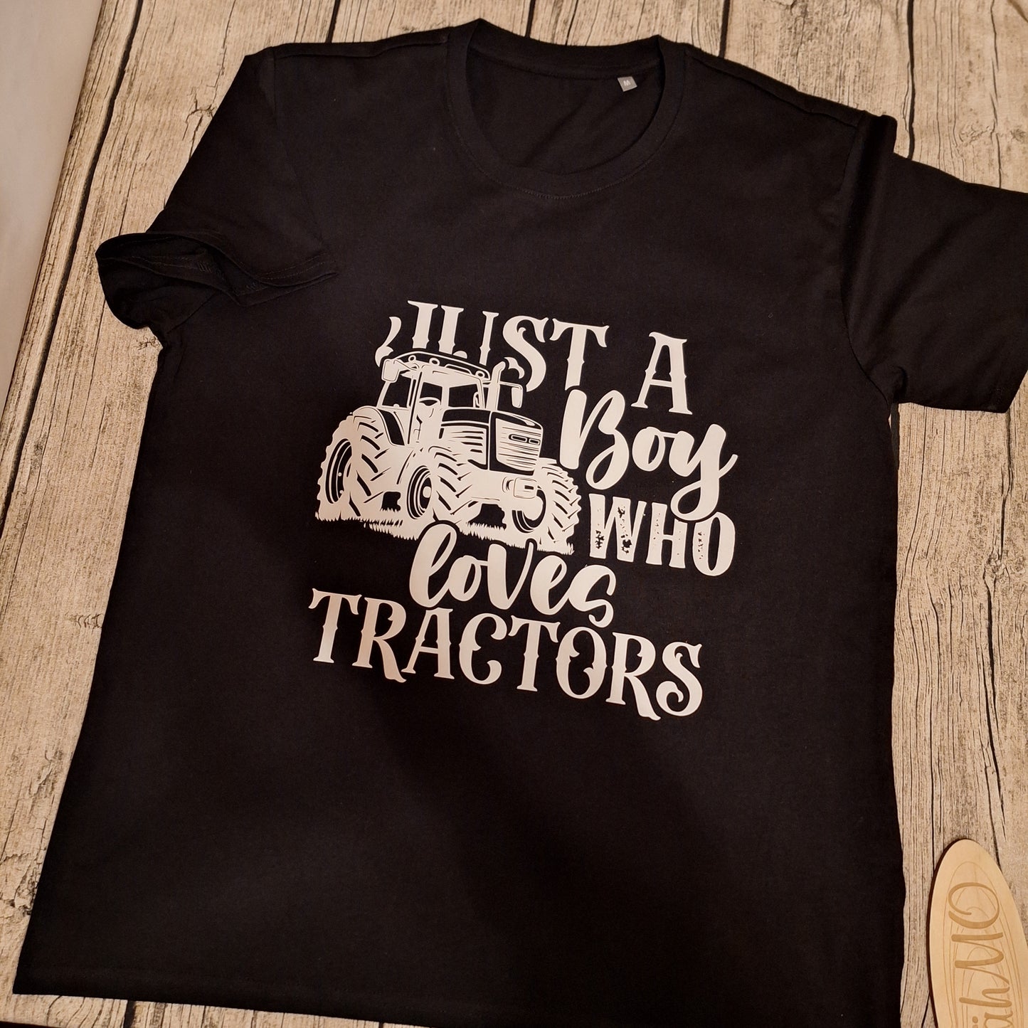 T-Shirt | Just a Boy who loves Tractors | Gr. M