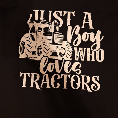 T-Shirt | Just a Boy who loves Tractors | Gr. M