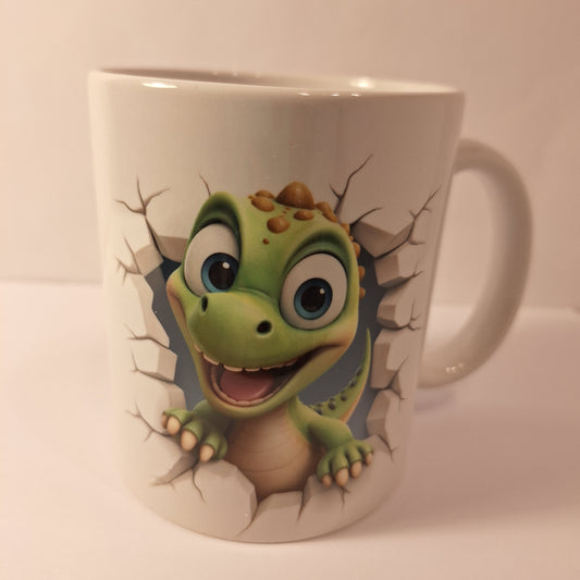 Tasse – Fröhlicher Dino 🦖☕