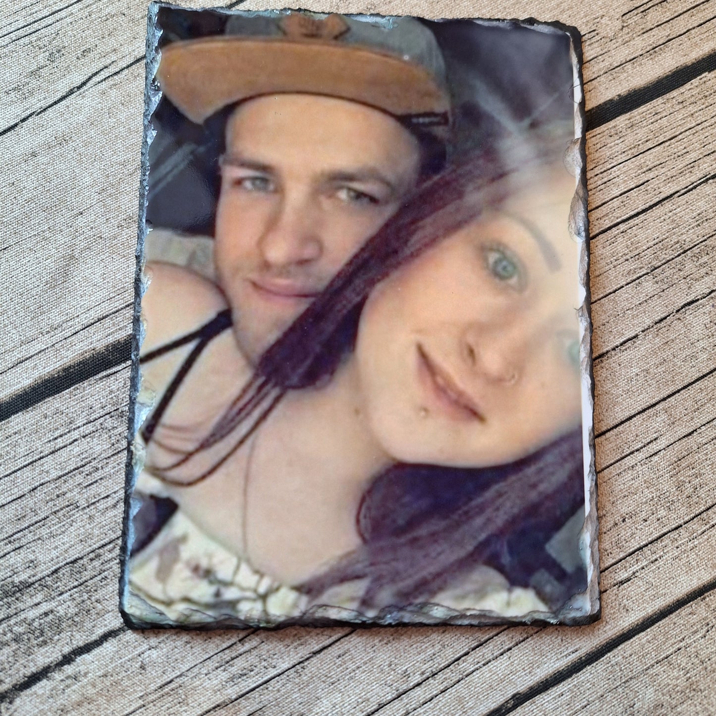 Personalisierte Schiefertafeln – mit deinem Foto bedruckt 📸💞