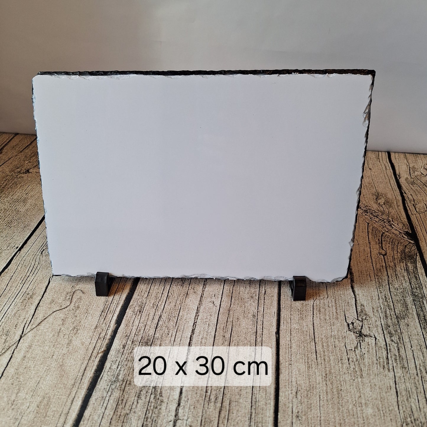 Personalisierte Schiefertafel mit Foto – individuelles Geschenk auf Naturstein - 20 x 30 cm