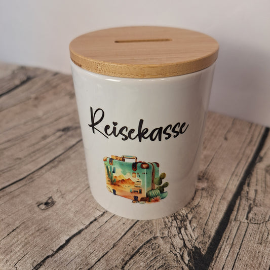 Spardose Reisekasse Keramik
